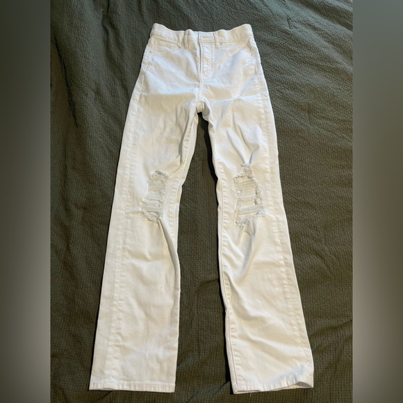 Express White Straight Jeans - Picture 1 of 7